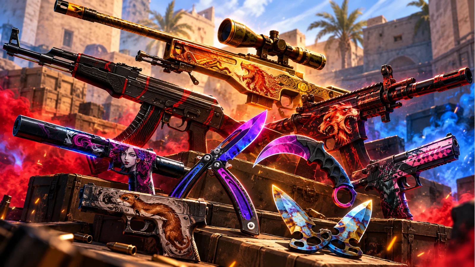 Trending CS2 Skins in 2023: Best Picks and Popular Designs — CS2 gambling guide cover image
