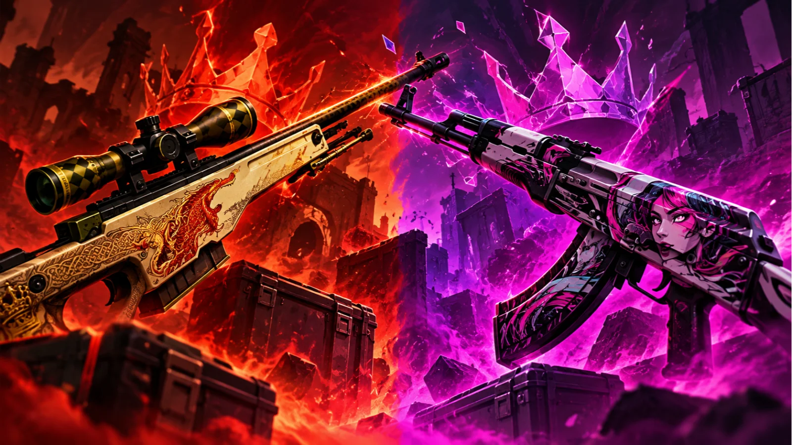 Covert Skins vs. Classified Skins in CS2: Rarity Compared — CS2 gambling guide cover image