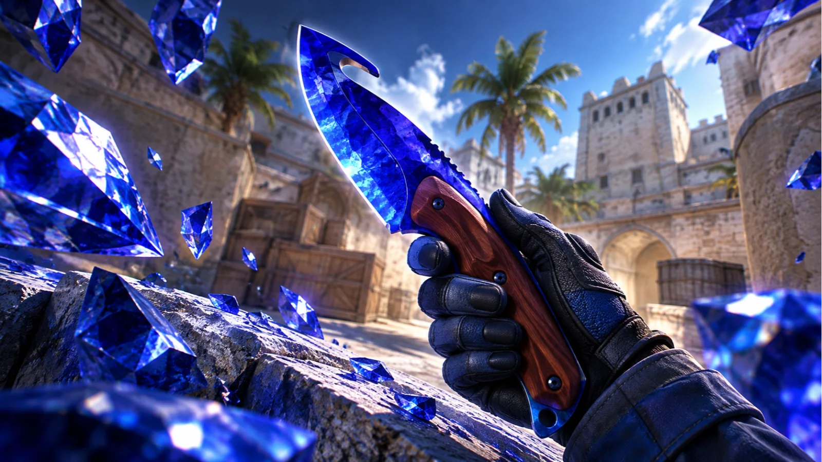 Gut Knife Sapphire in CS2: Rarity, Design, and Buying Guide — CS2 gambling guide cover image